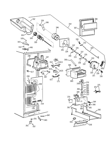 Freezer section