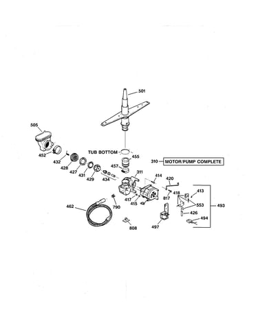 Motor-pump mechanism