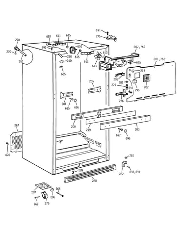 Cabinet parts