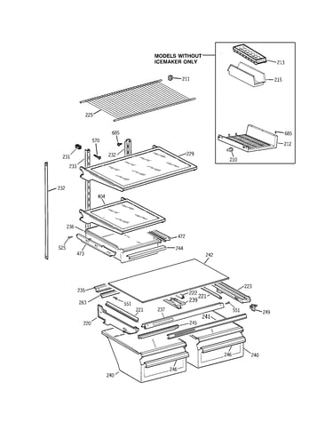 Shelf parts