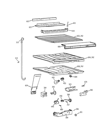 Compartment separator parts