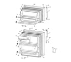 GE TBX16JABJRWW doors diagram