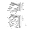 GE TBJ14JABLRAA doors diagram