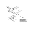 GE DCXR453GV0AA gas valve & burner assembly diagram