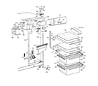 GE TFZ20JABCWW fresh food section diagram