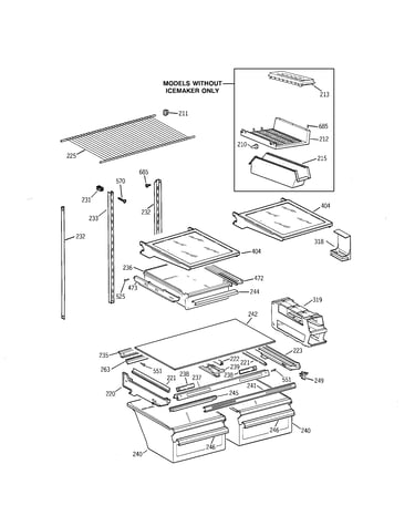 Shelf parts