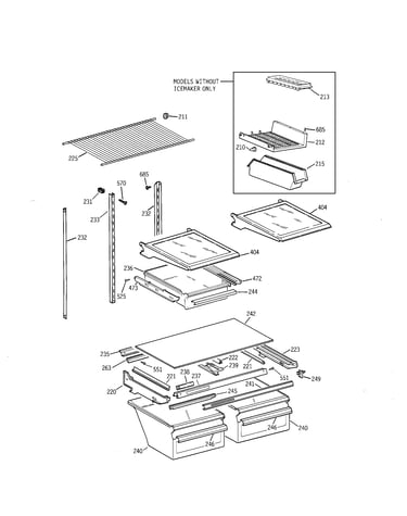 Shelf parts