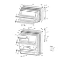 GE TBG14DACCRWW doors diagram