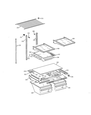 Shelf parts