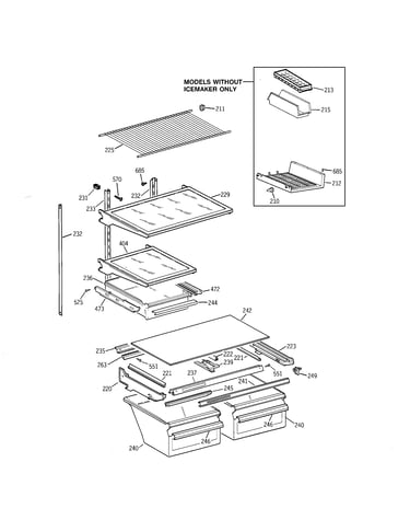 Shelf parts