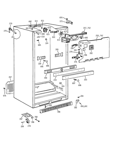 Cabinet parts