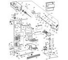 GE TFT27PRBCWW freezer section diagram