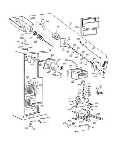 Freezer section