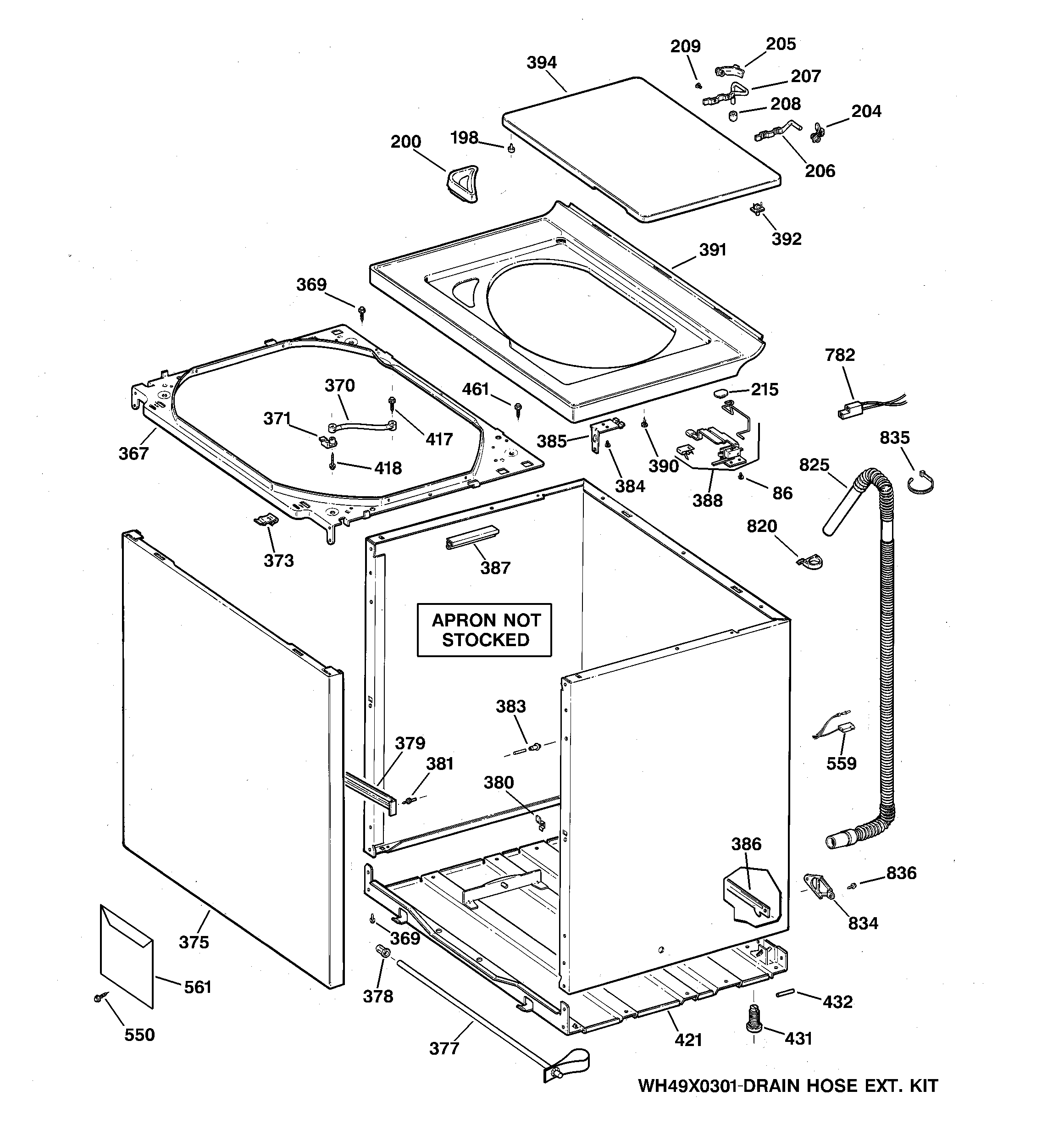 Cabinet, cover & front panel