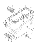 Cabinet, controls & shelves