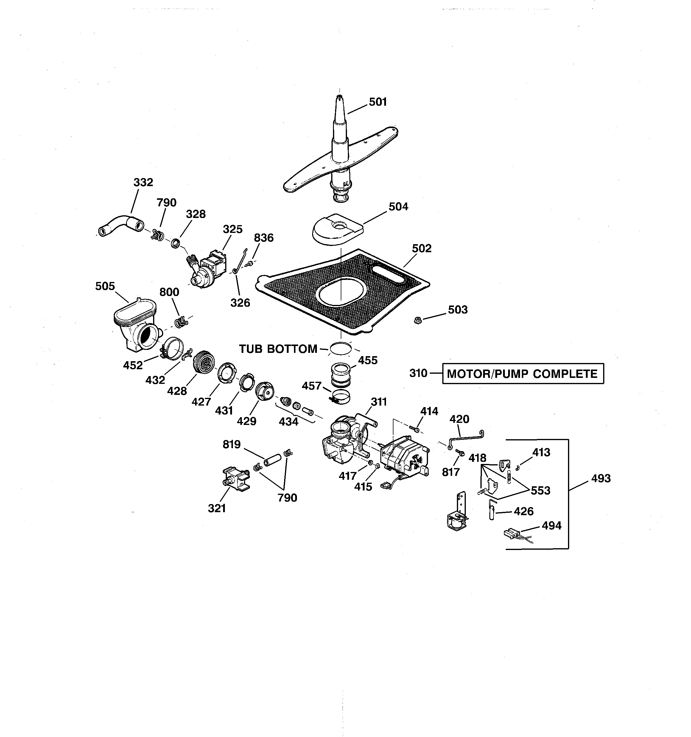 MOTOR-PUMP MECHANISM