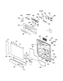 Escutcheon & door assembly