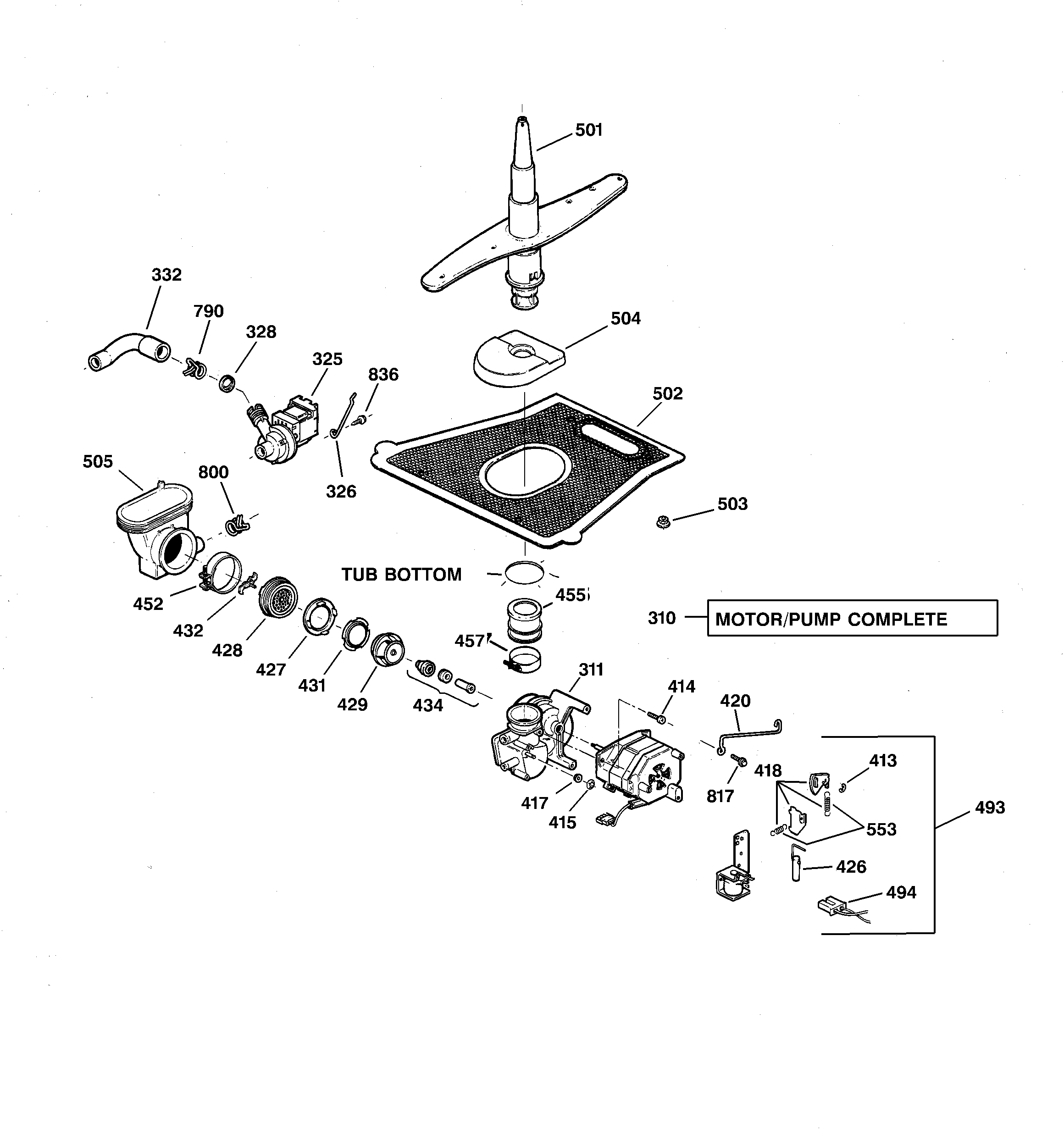 MOTOR-PUMP MECHANISM