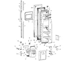 GE TFX27PRBEAA freezer door diagram