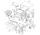 GE JES733WY02 microwave parts diagram
