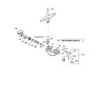 GE GSD4020Z05BB motor-pump mechanism diagram