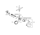 GE GSD3930C05WW motor-pump mechanism diagram