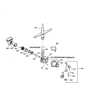 Motor-pump mechanism