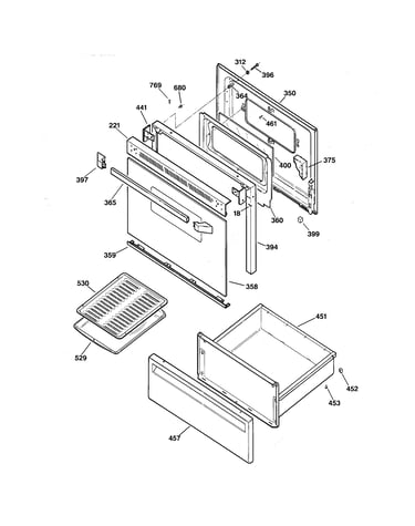 Door & drawer parts