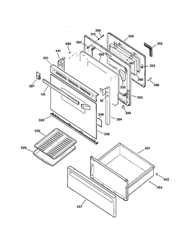 Door & drawer parts