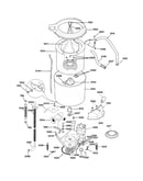 Washer-tubs, hoses & motor
