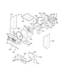 Dryer-cabinet, drum & heater