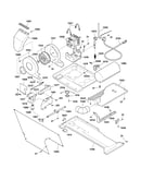 Dryer-motor, blower & belt