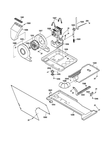 Dryer motor, blower & belt