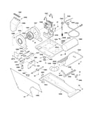 Dryer motor, blower & belt