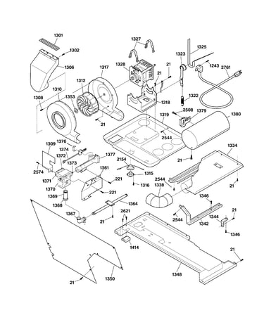 Dryer motor, blower & belt