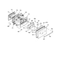 GE JGSP23WEV5WW door diagram