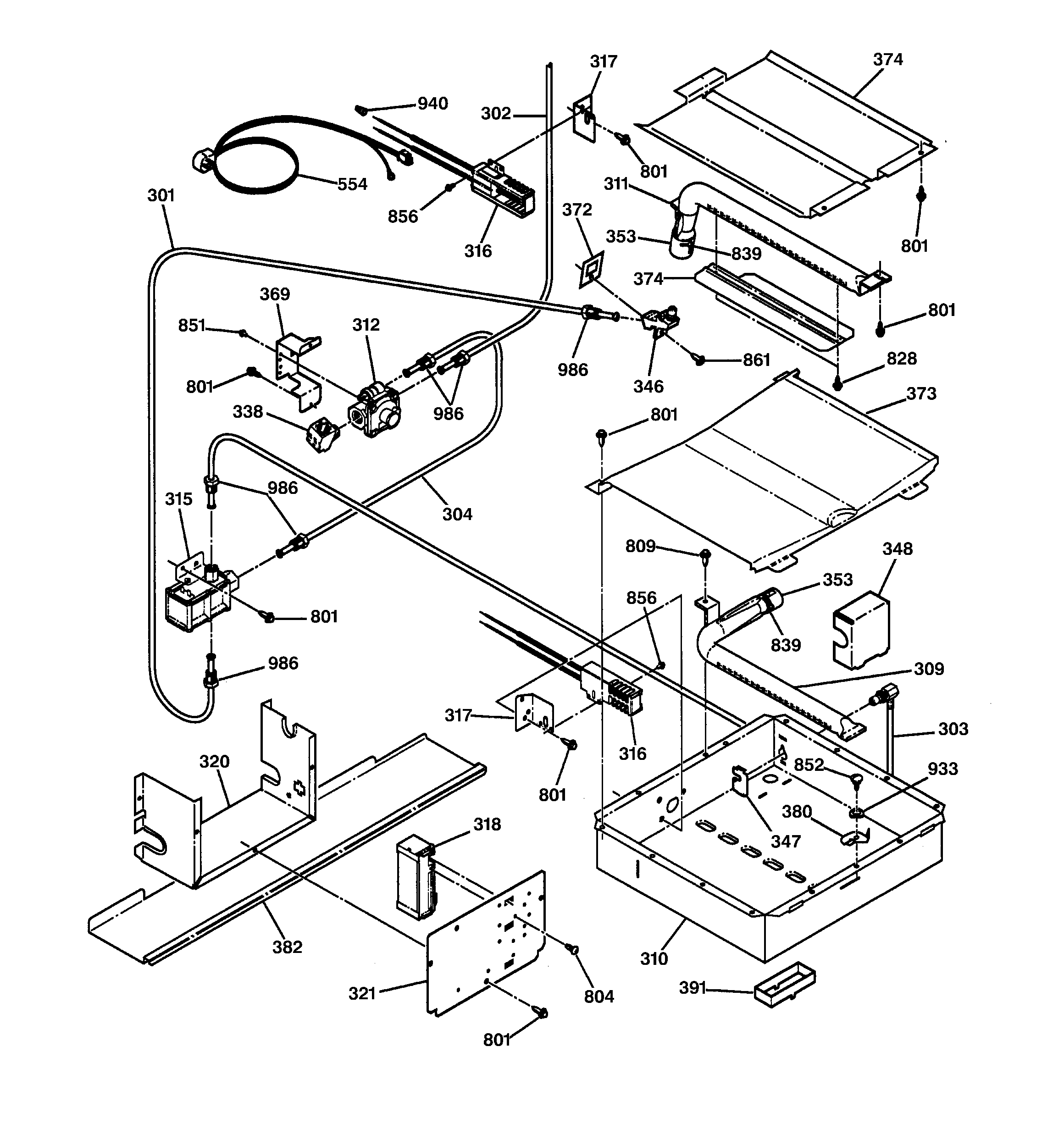 Oven burner