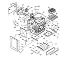 GE JGSP23BEY1BB body & drawer parts diagram