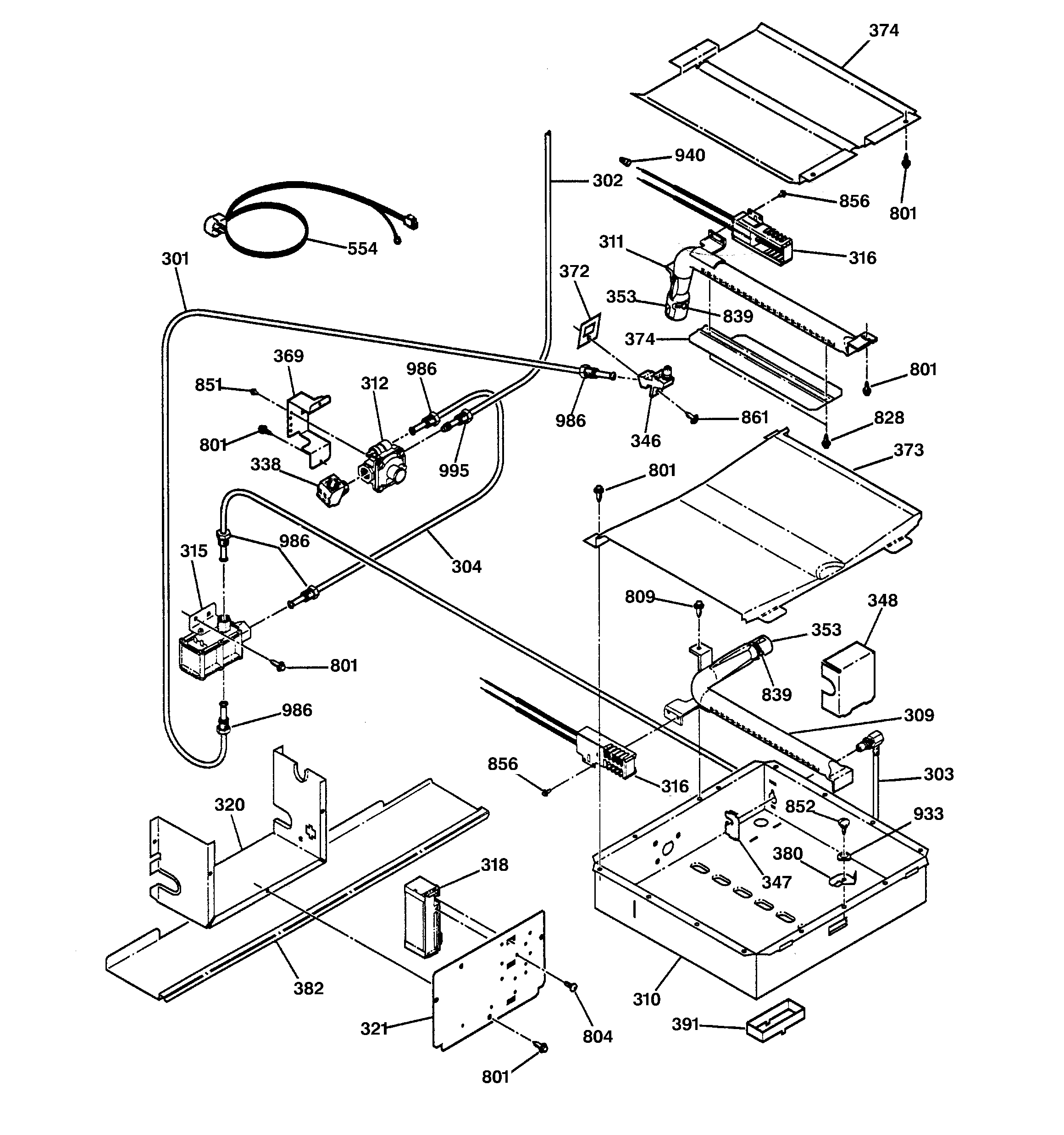 Oven burner