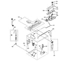 GE WSKS2060T1AB controls & rear panel parts diagram
