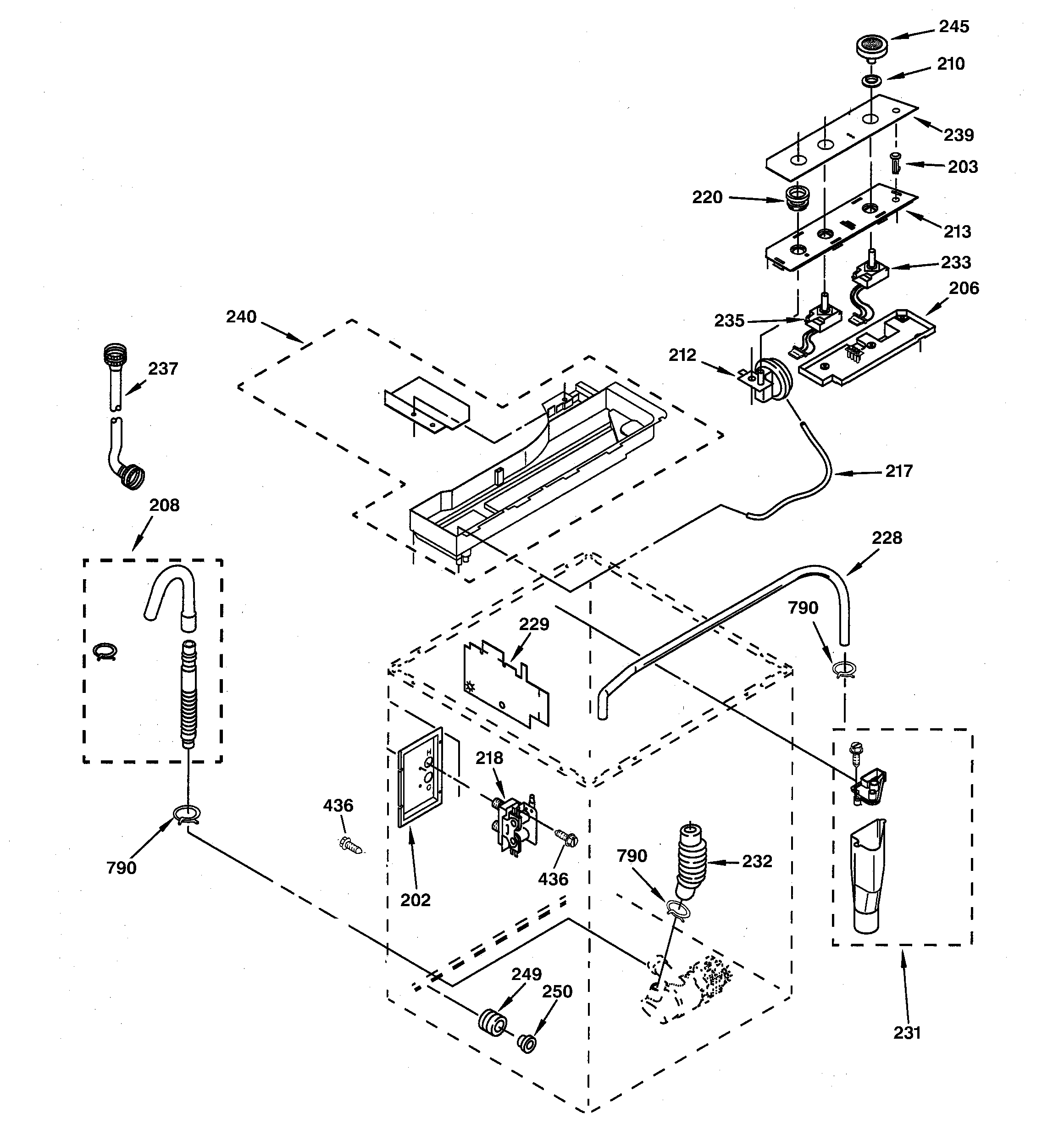 Controls & rear panel parts