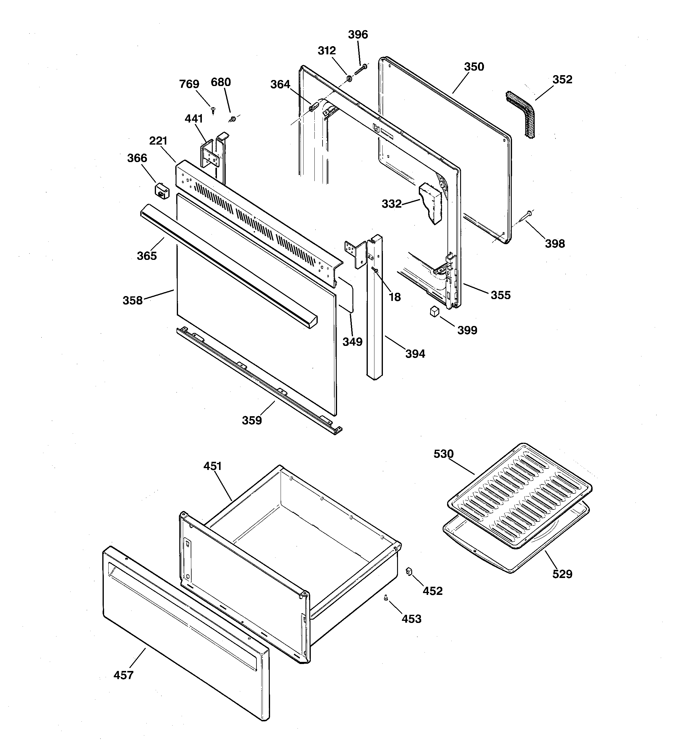 Door & drawer parts