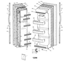 GE TFG20JABEWW doors diagram