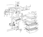 GE TFG20JABEWW fresh food section diagram