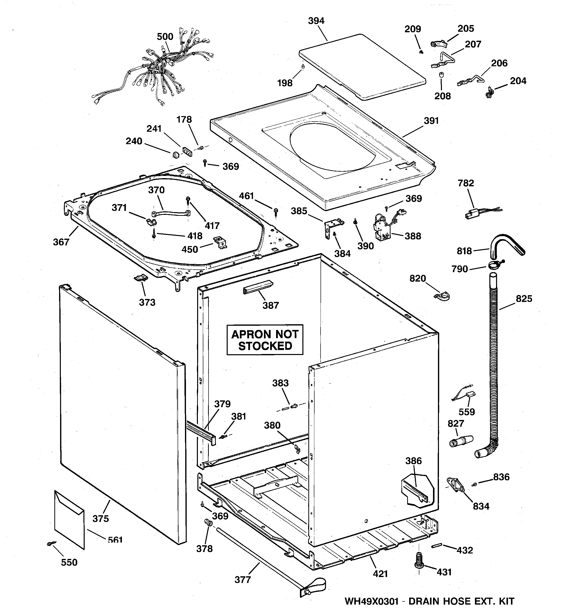 Cabinet, cover & front panel