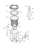 Tub, basket & agitator