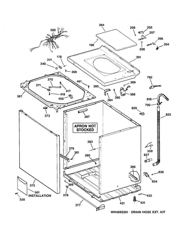 Cabinet, cover & front panel