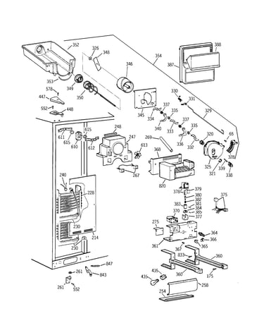 Freezer section