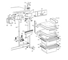 GE TFZ20JABEWW fresh food section diagram