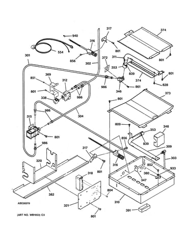 Oven burner